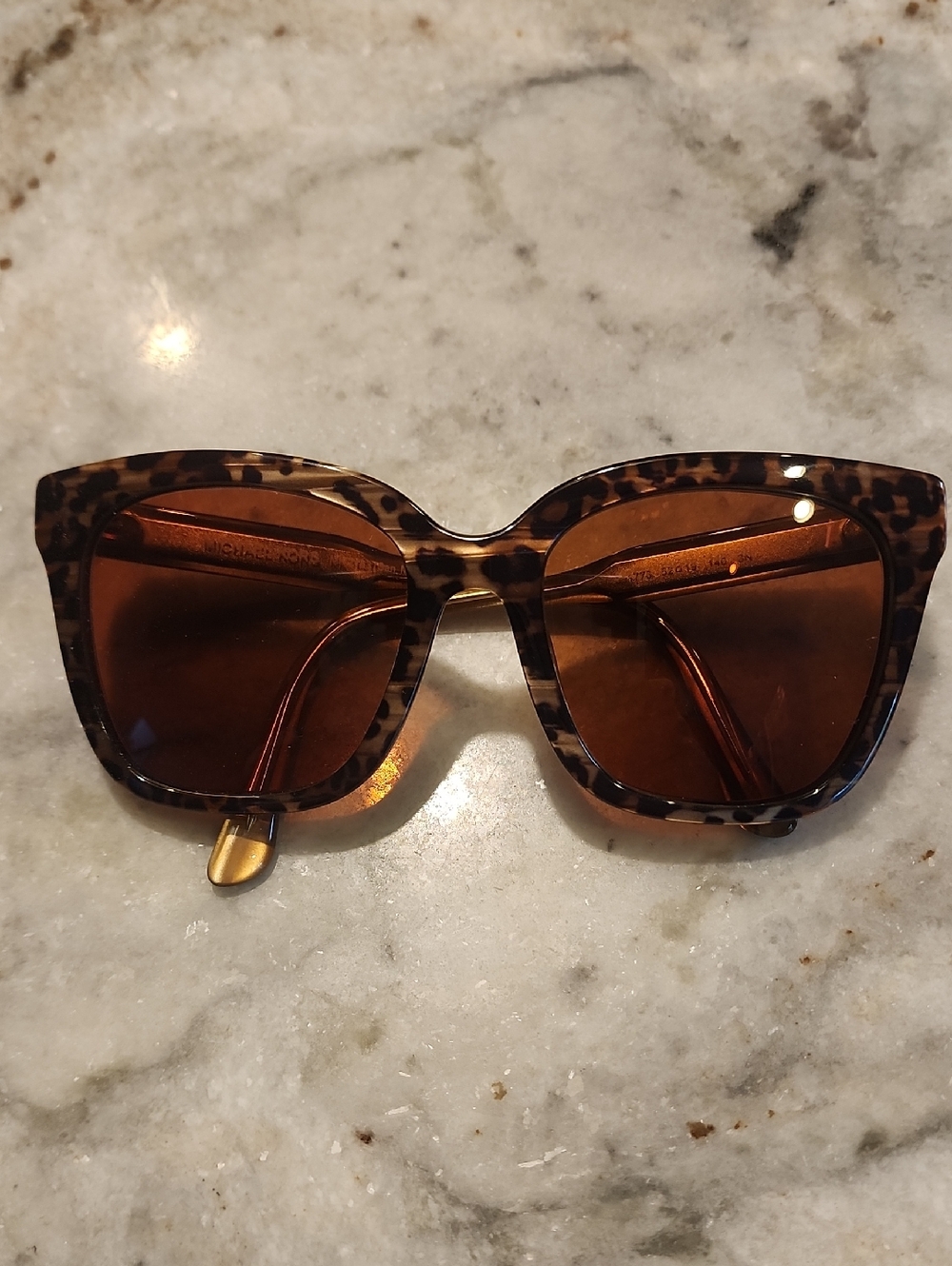 Michael Kors Tortoiseshell Sunglasses with Brown Lenses